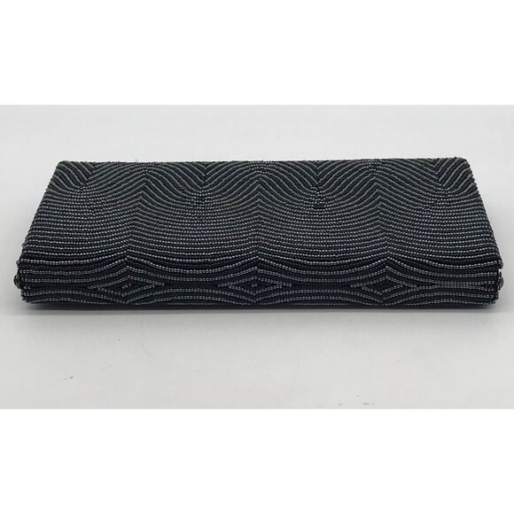 Sondra Roberts Black Beaded Box Clutch - Picture 5 of 10